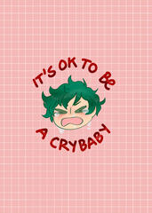bnha deku crybaby sticker summer 2019