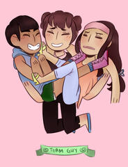 naruto team guy sticker 2016